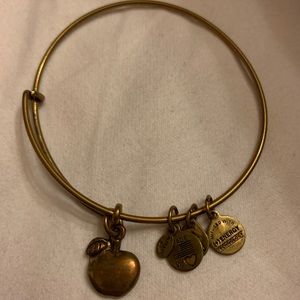 Alex and Ani Apple Charm Bracelet